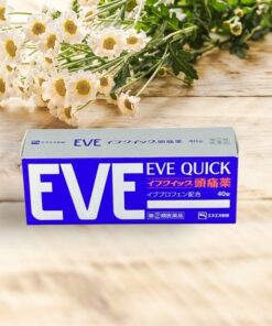 Viên uống EVE Quick Nhật Bản – Hộp 40 viên hỗ trợ giảm đau nhanh chóng