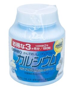 Viên ngậm bổ sung Canxi Orihiro vị sữa chua 180 viên