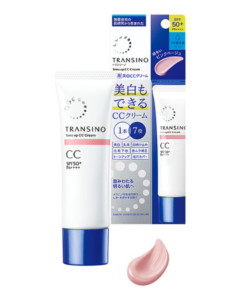 Kem Nền Transino Whitening CC Cream – Đa Năng Vạch Hồng, Sáng Da Mịn Lì