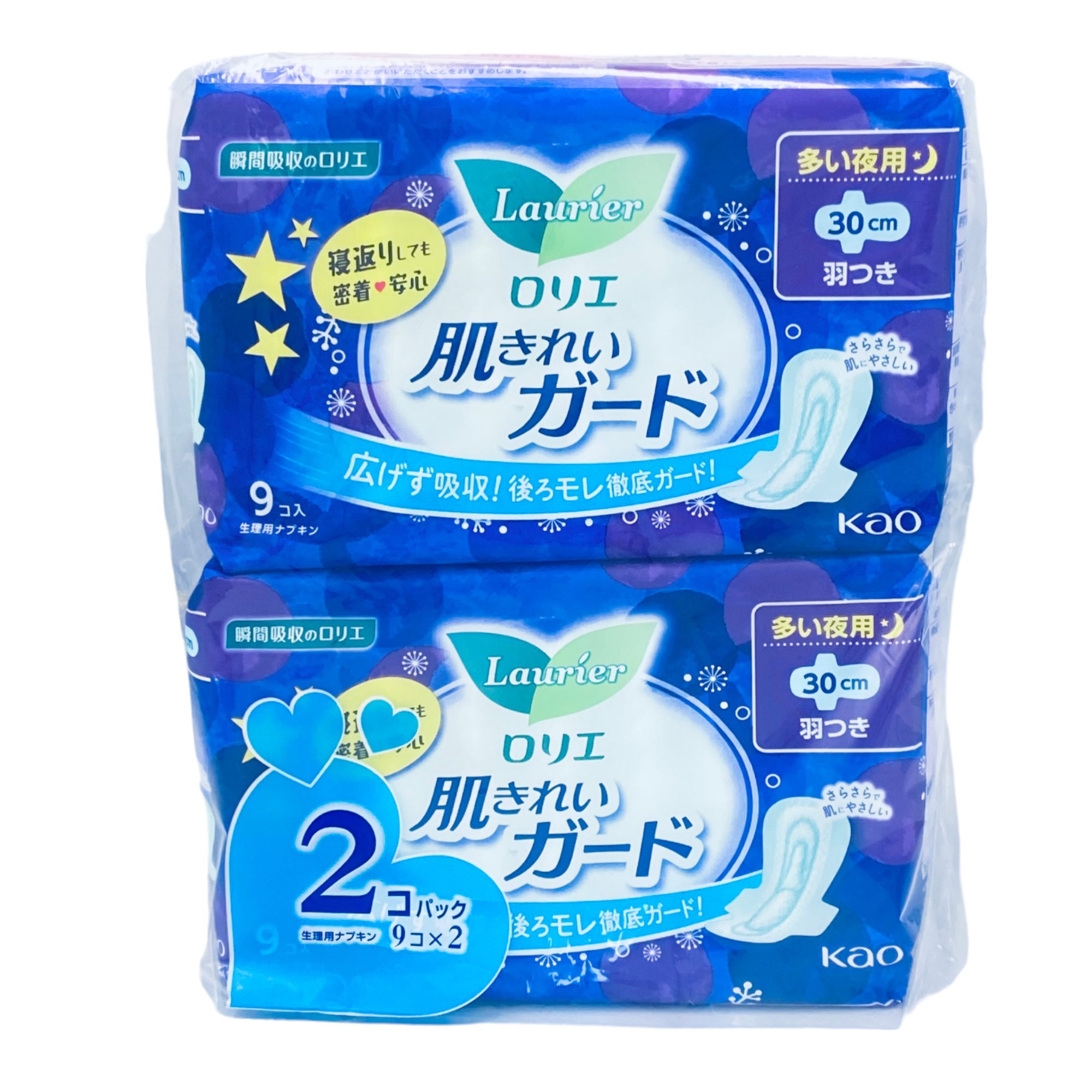 Set Băng Vệ Sinh Ban Đêm Lauire Có Cánh 18M