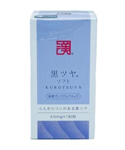 Viên Uống Đen Tóc Kurotsuya Komachi 180 Viên – Hỗ Trợ Làm Chậm Bạc Tóc, Dưỡng Tóc Chắc Khỏe Từ Bên Trong