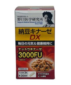 Viên Uống Nattokinase Dx 3000FU Noguchi Nhật Bản 90 viên – Hỗ Trợ Tuần Hoàn Máu, Bổ Sung Enzyme Tự Nhiên