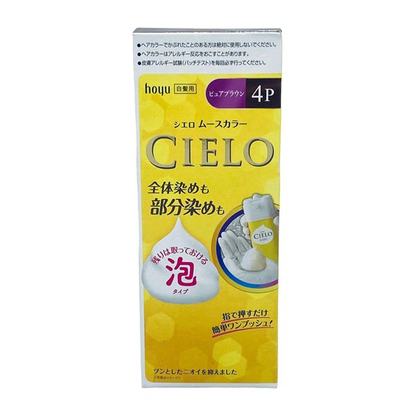 Hỗ trợ điều trị nhuộm tóc Cielo vàng 4P