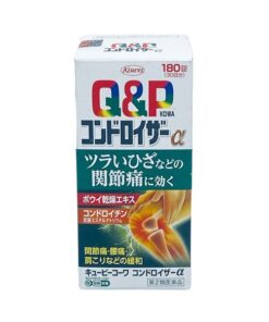 Viên uống hỗ trợ xương khớp Q&P Kowa Chondroitin α Nhật Bản – Lọ 180 viên dùng 30 ngày