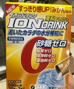 Nước bù điện giải Ion Drink - vỏ cam