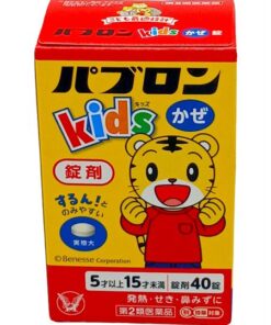 Viên uống cảm cúm Pabron Kids 40 viên dành cho trẻ 5-14 tuổi