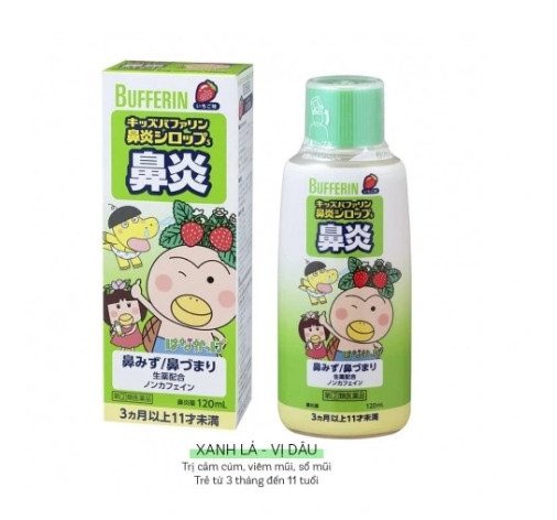 Siro Sổ Mũi Em Bé Bufferin Xanh Lá