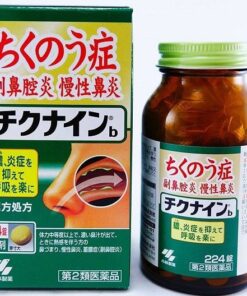 Viên Uống Xoang Kobayashi Chikunain 224 Viên – Hỗ Trợ Giảm Triệu Chứng Xoang, Thở Êm Mũi Nhẹ