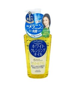 Dầu tẩy trang Kose Softymo White màu vàng Nhật Bản 230ml – sạch sâu, dưỡng sáng