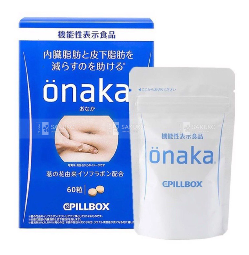 Viên Uống Giảm Mỡ Bụng Onaka ( 60 Viên)