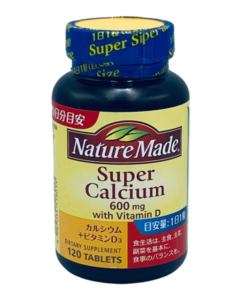 Viên uống canxi Nature Made Super Calcium with Vitamin D 120 viên Nhật Bản