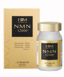 Viên uống NMN Aishodo 12000+ vỏ vàng – hỗ trợ chăm sóc sức khỏe tế bào từ bên trong