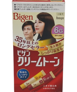 Thuốc Nhuộm Tóc Bigen 6G – Màu Đen Tự Nhiên, Phủ Bạc Dễ Dàng