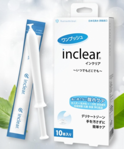 Dung dịch vệ sinh phụ nữ Inclear Nhật Bản dạng ống – Hộp 10 ống