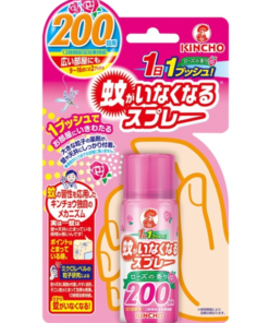 Xịt chống muỗi Kincho hương hoa hồng 45ml