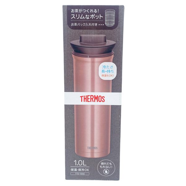 Binh Pha Tra Thermos 1000Ml Mau Hong Tien Loi Co Loc