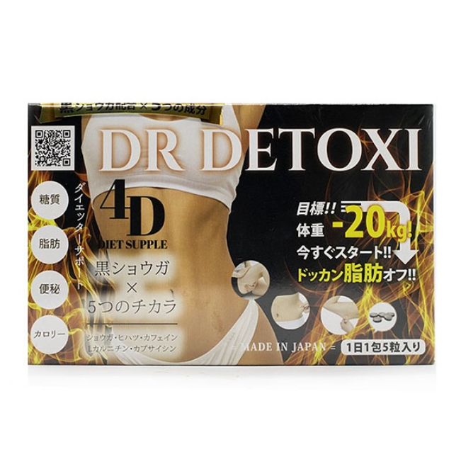 Dr Detoxi 4D Diet Giai Doc Can Bang Co The Kiem Soat Can Nang