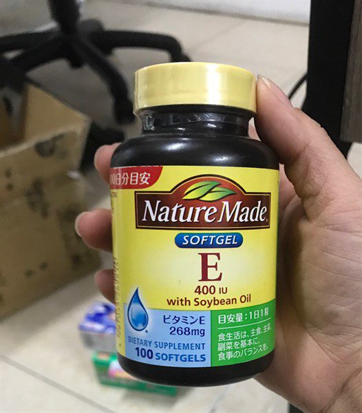 Nature Made Vitamin E 100 Vien Bo Sung Duong Chat Toi Uu