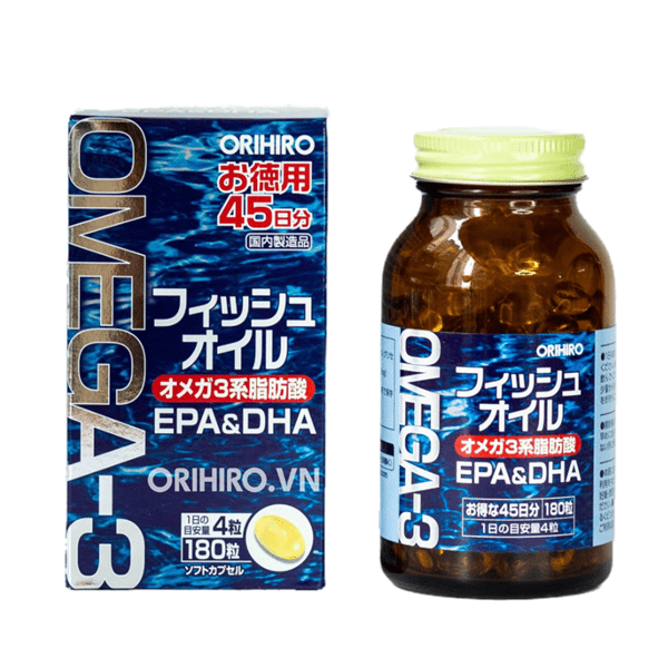 Omega 3 Orihio 180V Thung 48 Vien Cho Suc Khoe Toi Uu