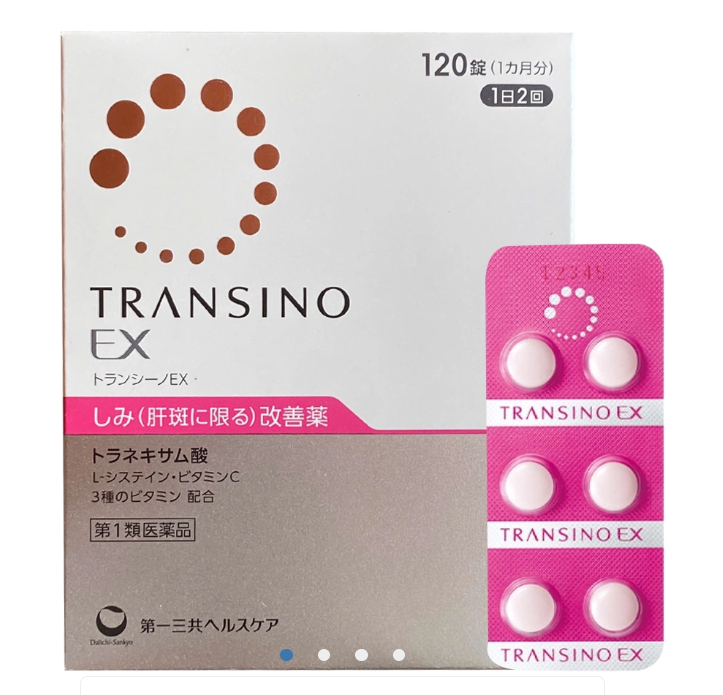 Transino Whitening Ex 120 Vien Danh Bay Nam Da Trang Sang