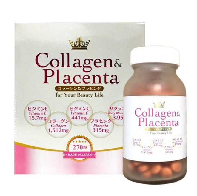 Vien Uong Collagen Placenta Trang Da Ngua Lao Hoa Hieu Qua