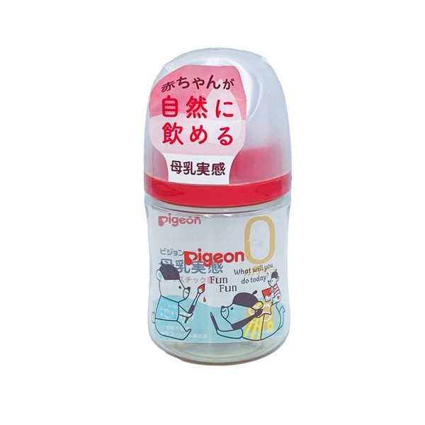 Binh Sua Pigeon 160Ml Nhua An Toan Mau Do Bat Mat