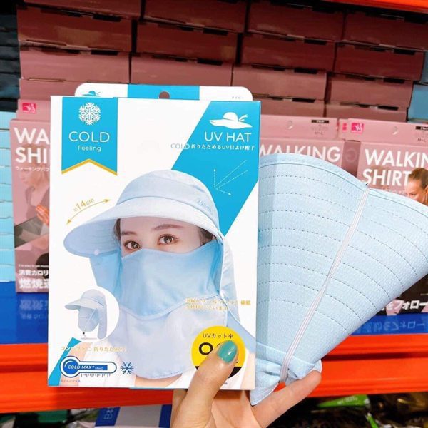 Mu Chong Nang Khau Trang Xanh Duong Bao Ve Toan Dien