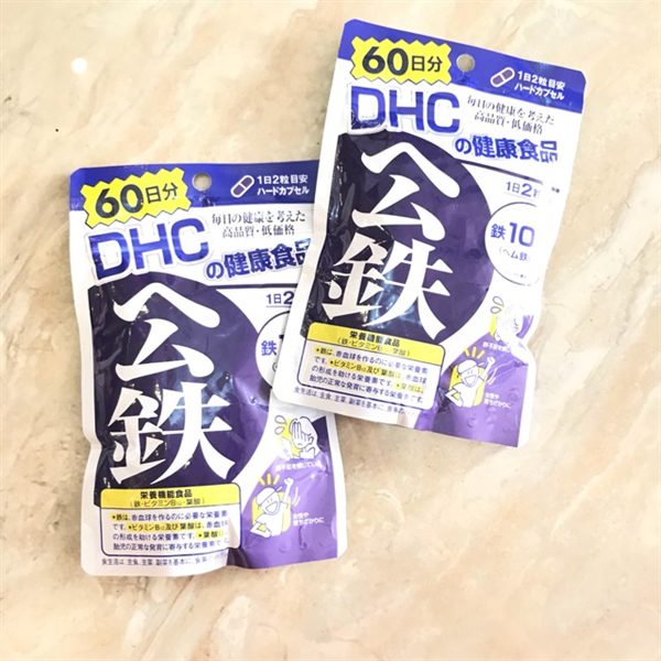 Vien Sat Dhc 60 Ngay Bo Sung Duong Chat Hieu Qua