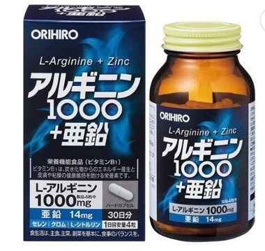 Vien Uong L Arginine Zinc Orihiro Tang Cuong Sinh Ly Nam