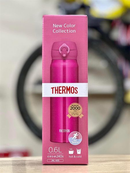 Binh Giu Nhiet Thermos Mau Hong Phong Cach Tien Loi