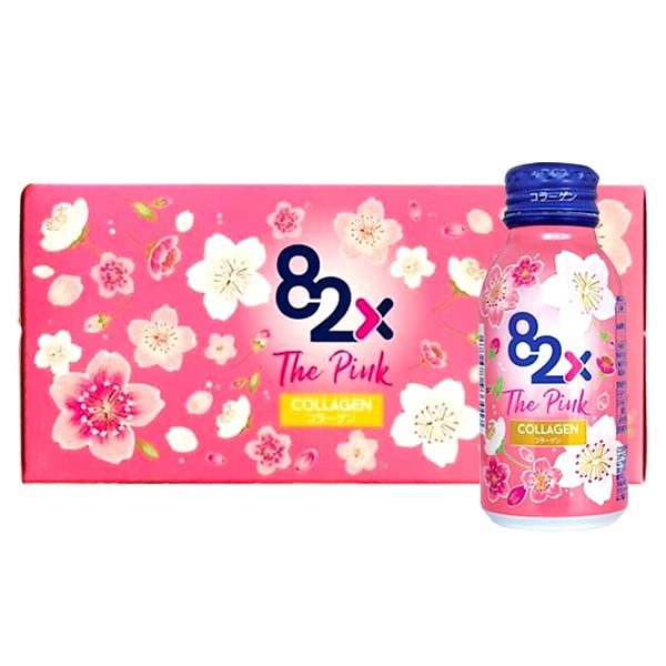 Nuoc Uong Collagen 82X The Pink Cai Thien Lan Da Min Mang