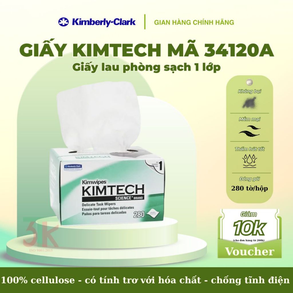 Giay Lau Kinh Kimtech Kimwipes 34120A Chinh Hang