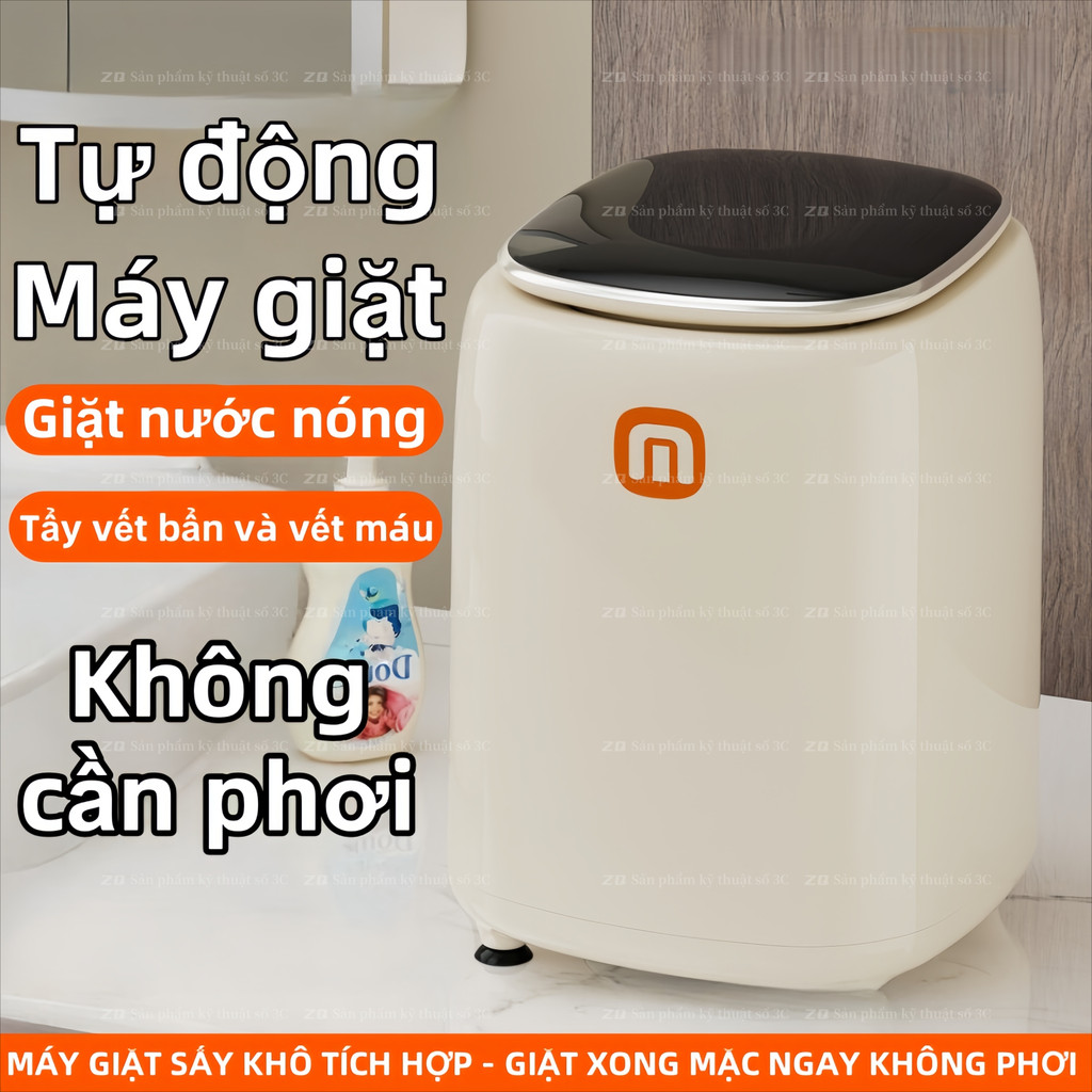 Máy Giặt Sấy Mini Tự Động