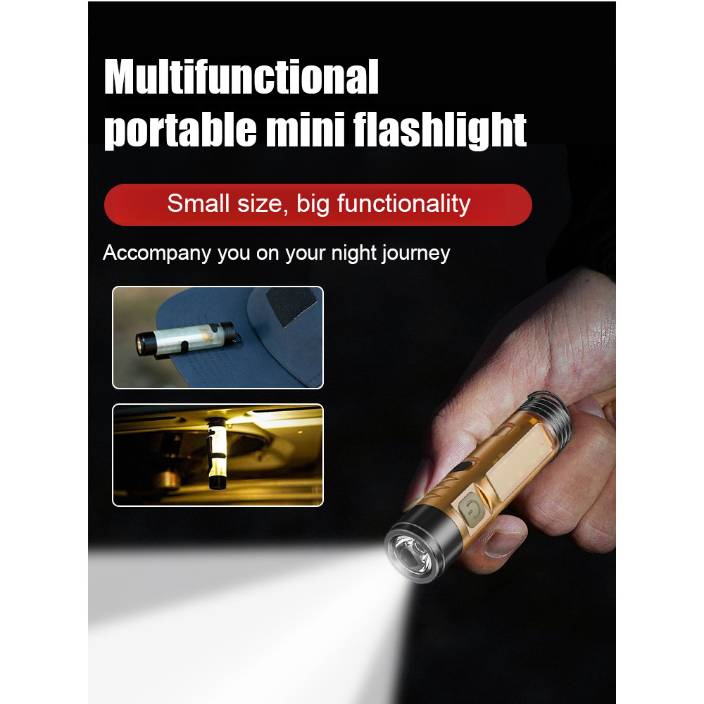 Đèn Pin Móc Khóa Sạc Usb