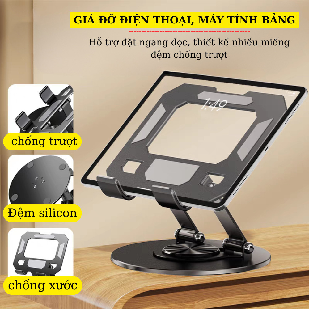Giá Đỡ Laptop Xoay 360 Độ