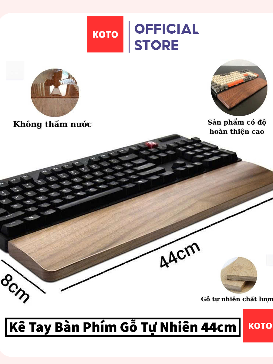Kê Tay Bàn Phím Gỗ