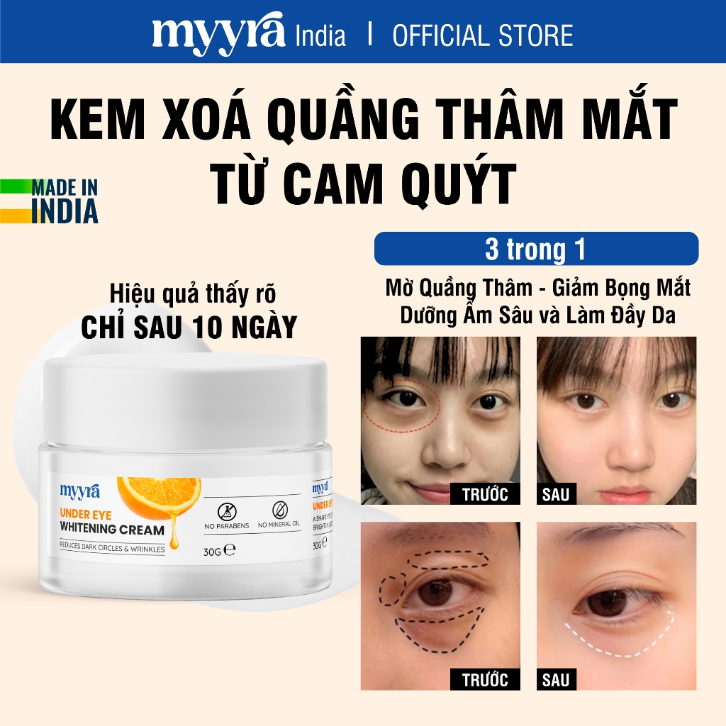 Kem Dưỡng Mắt Giảm Thâm Bọng Mắt