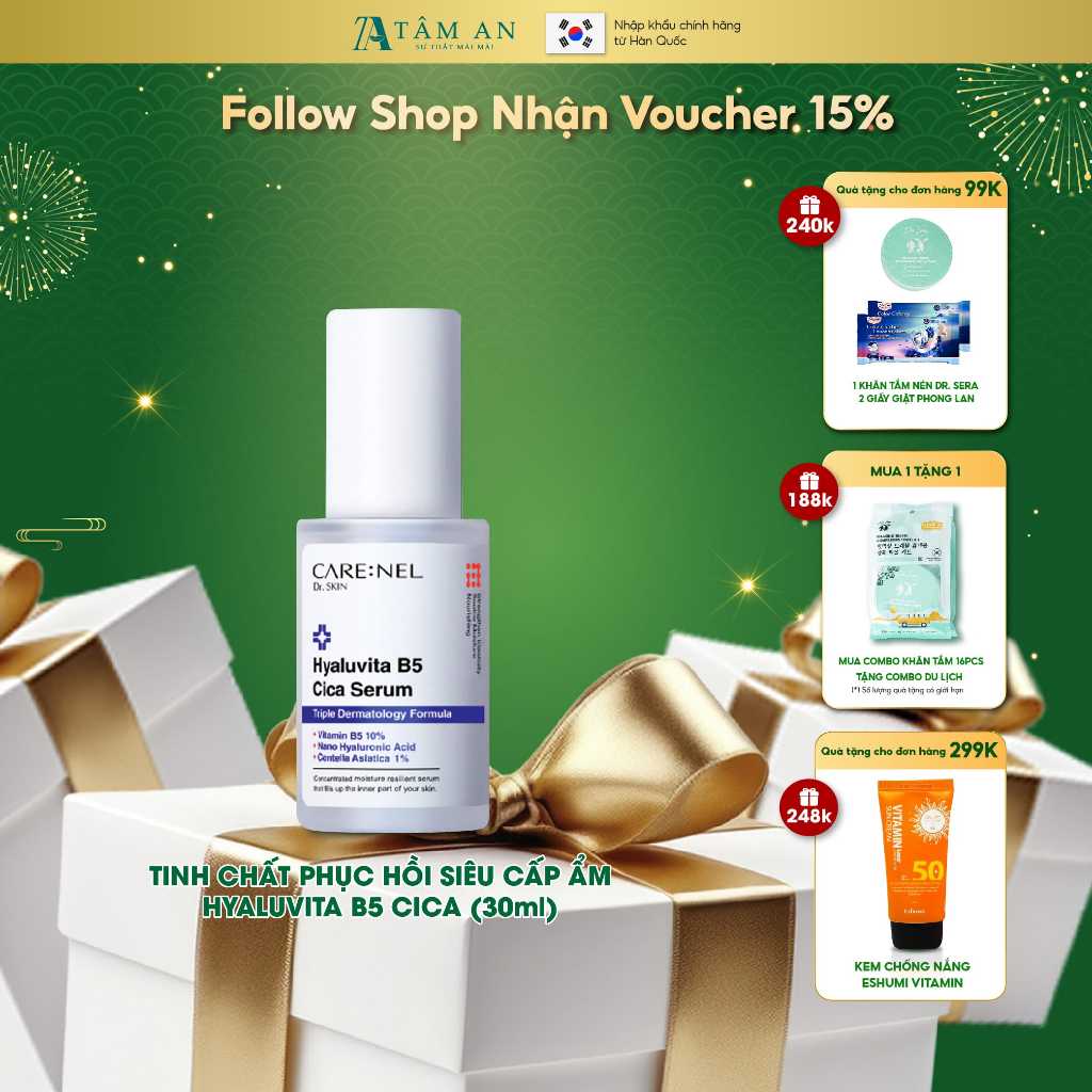 Serum Dưỡng Da Care Nel Hyaluvita B5 Cica