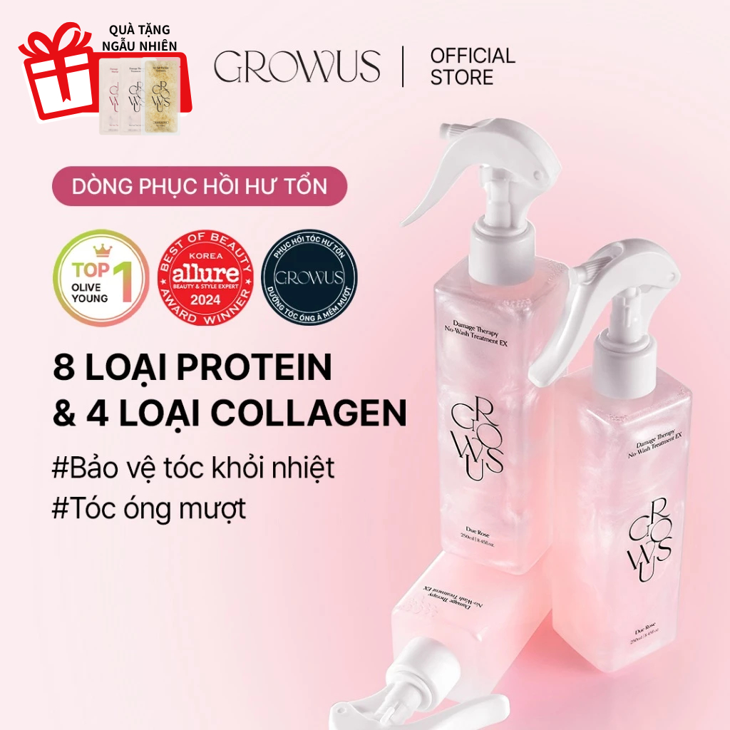 Xịt Dưỡng Tóc Growus