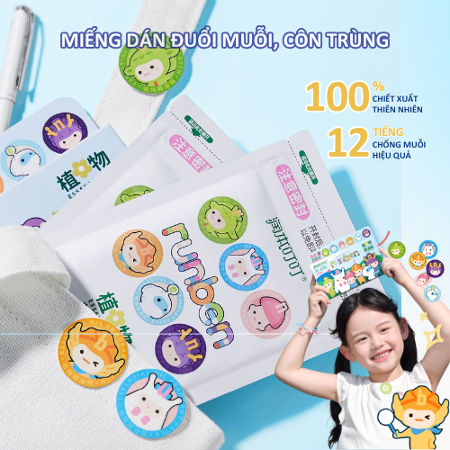 Miếng Dán Đuổi Muỗi Trẻ Em