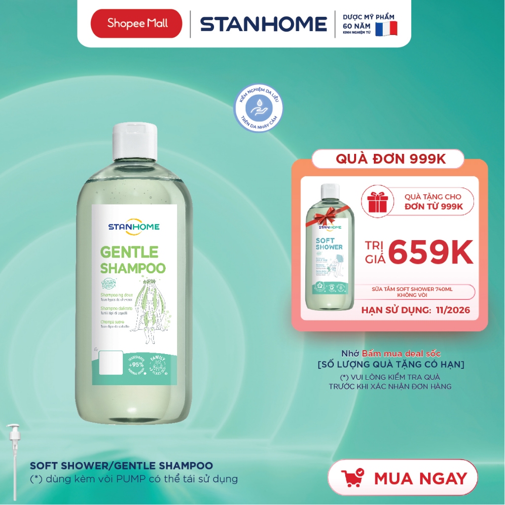 Dầu Gội Cho Da Đầu Nhạy Cảm