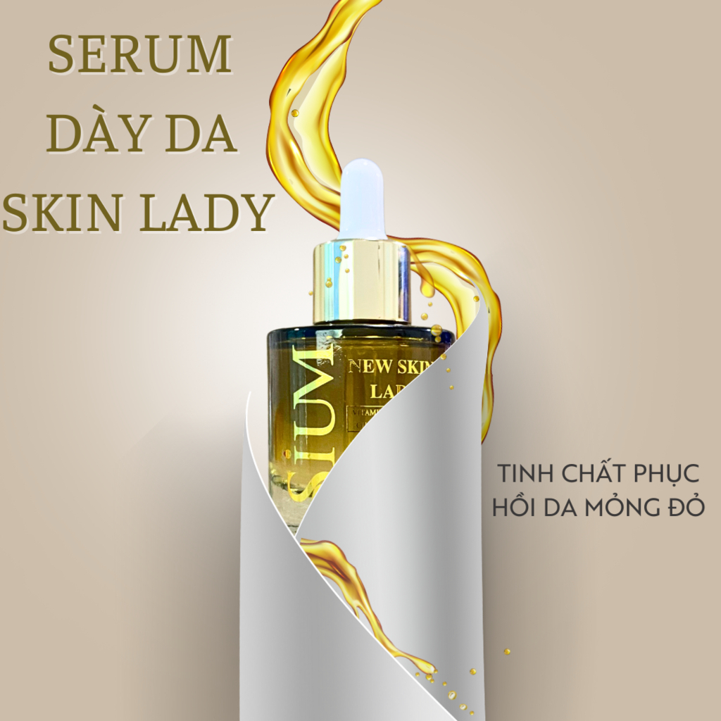 Serum Phục Hồi Da Mỏng Yếu Serum Dày Da New Skin Lady Serum B5 Phục Hồi Da [ Net 30Ml ]