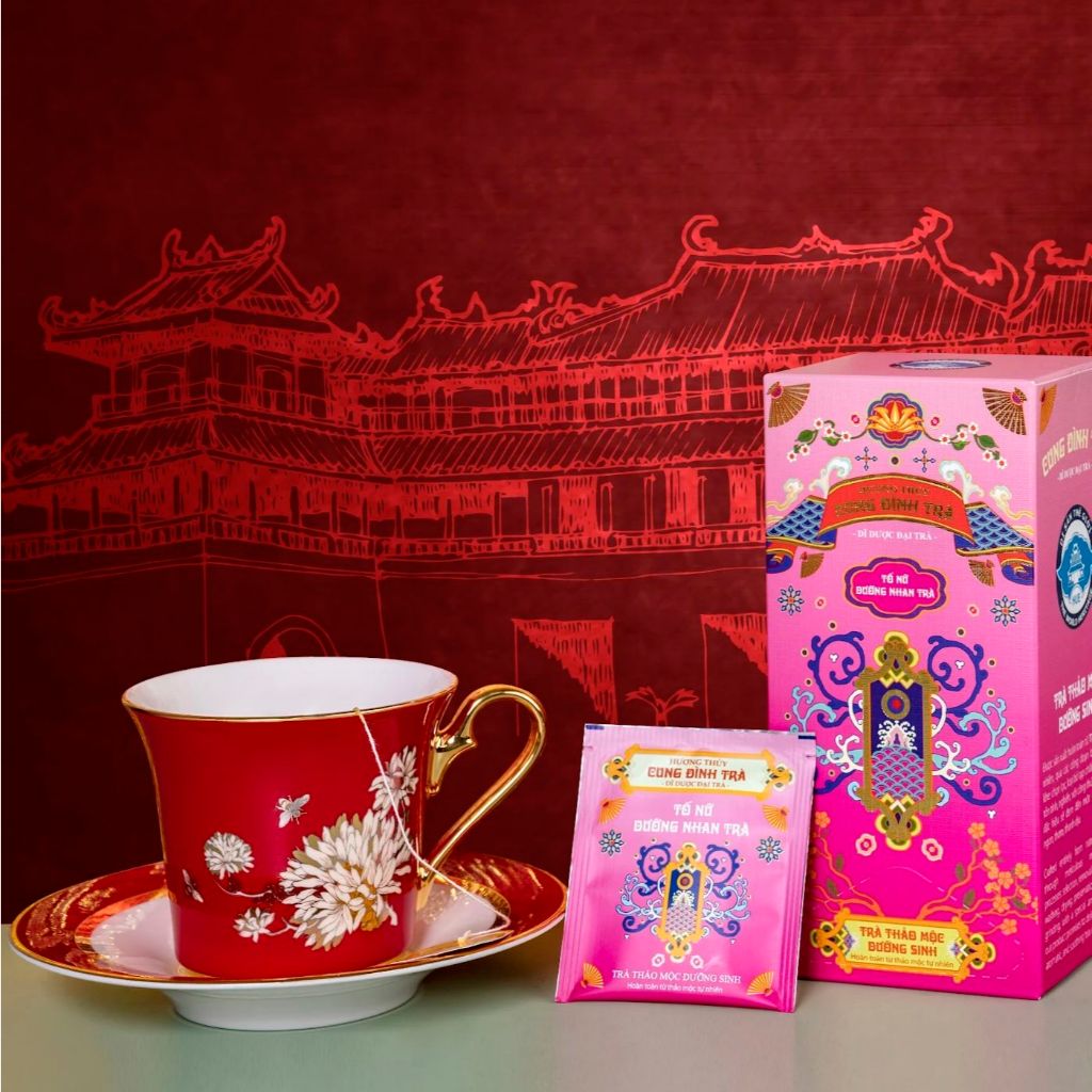 Tố Nữ Dưỡng Nhan Trà | Trà Cung Đình Huế | Trà Thảo Mộc Dưỡng Sinh