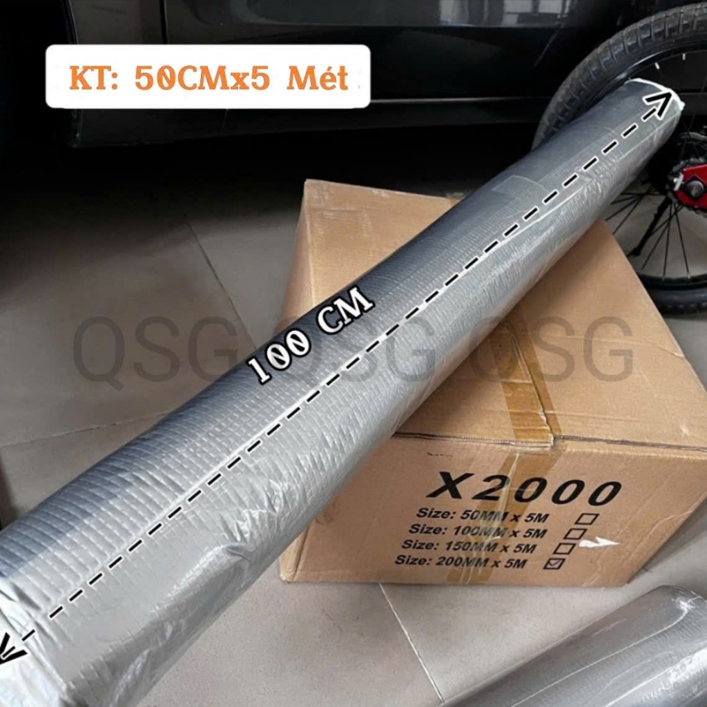 Băng Keo Chống Thấm Siêu Dính X2000 Khổ Lớn 100Cm Băng Keo Chống Thấm Dột