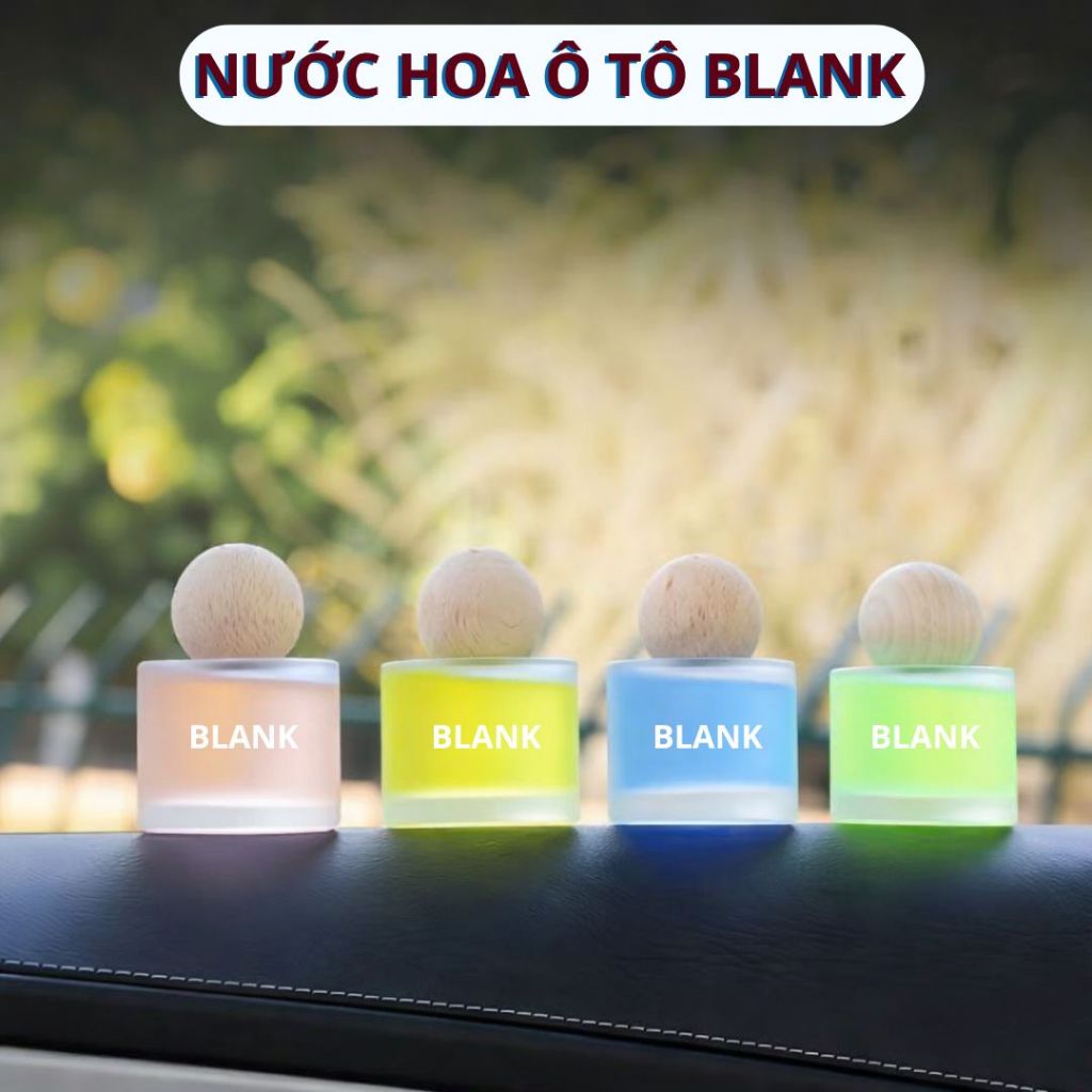 Combo 2 Lọ Nước Hoa Ô Tô 50Ml Hương Tùy Chọn Blank Nước Hoa Xe Hơi 2 Mùi Tùy Chọn