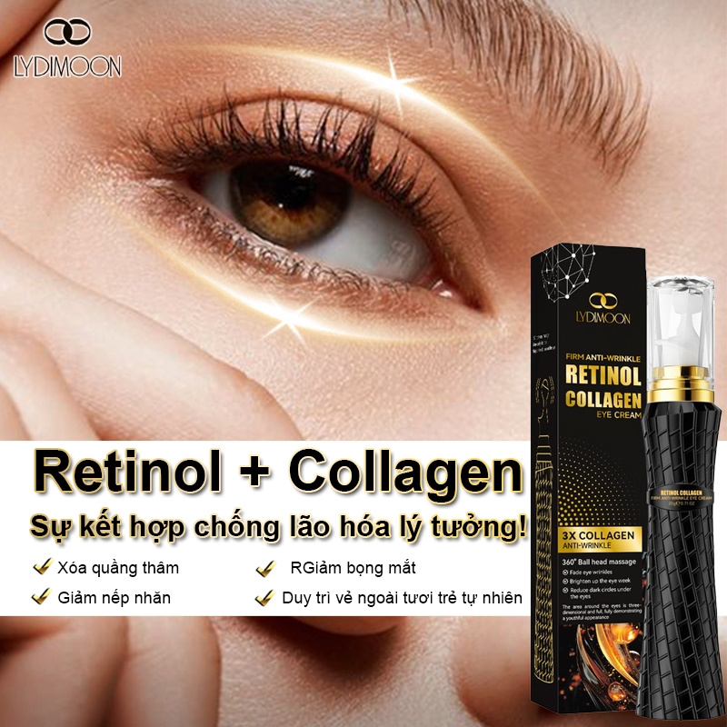 Kem Chống Nhăn Mắt Kem Retinol Mắt Giảm Thâm Mắt Kem Dưỡng Mắt 20G Giảm Nếp Nhăn