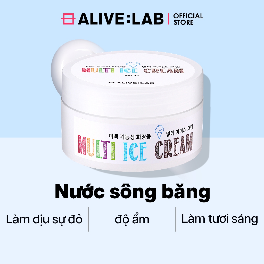 Kem Dưỡng Ẩm Alivelab Multi Ice B5 Cream 100Ml – Dưỡng Ẩm Sâu