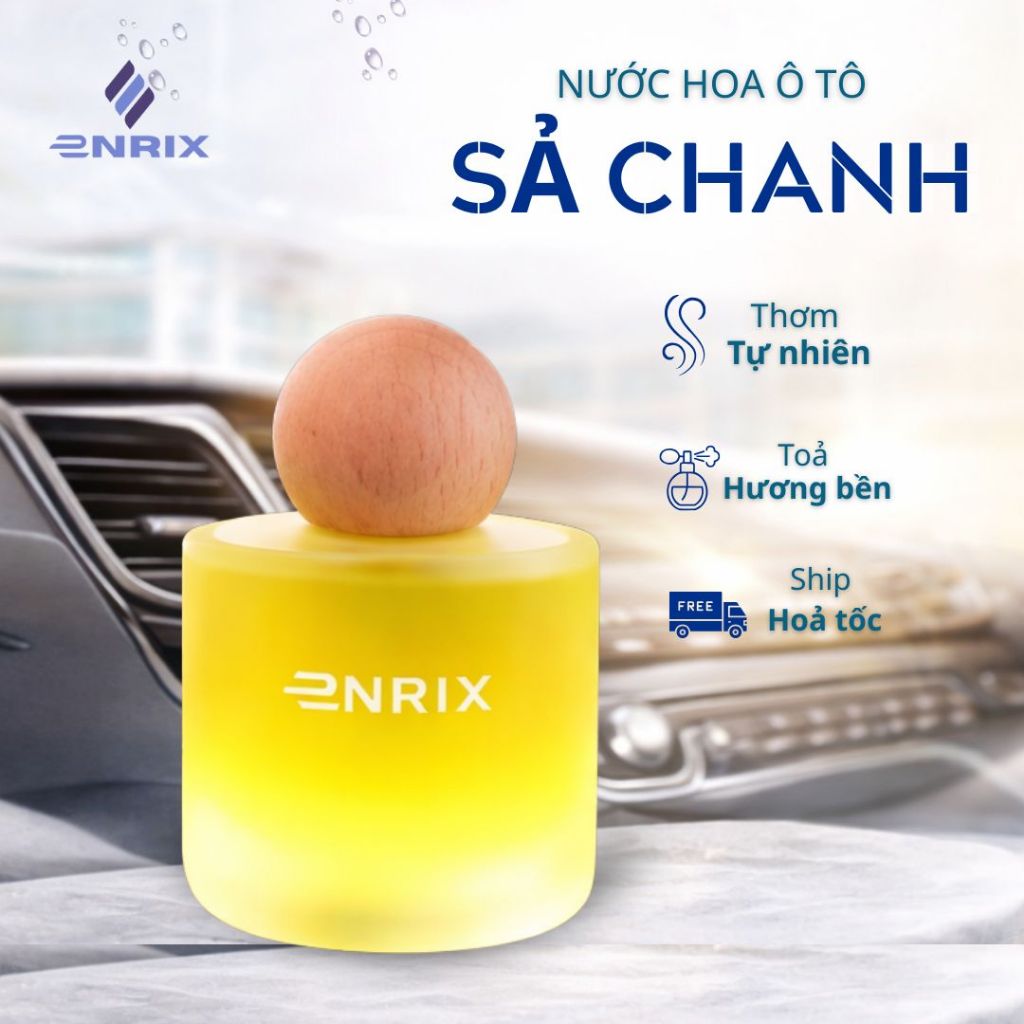 Nước Hoa Ô Tô Hương Sả Chanh Enrix Khử Mùi Ô Tô