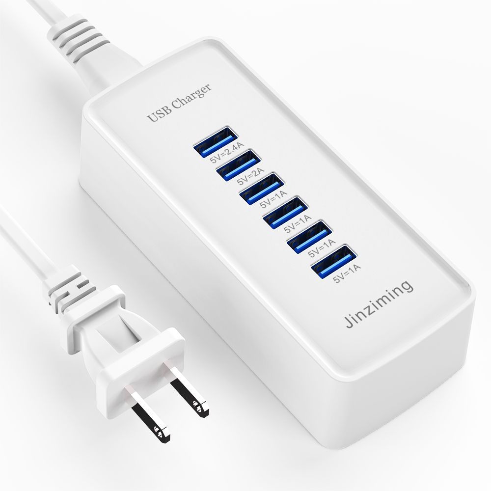 Ổ Cắm Điện Ổ Cắm Jinziming 6 Cổng Usb Bộ Sạc Điện Thoại Di Động Bộ Sạc Thông Minh Nhiều Đầu Usb Ổ Cắ