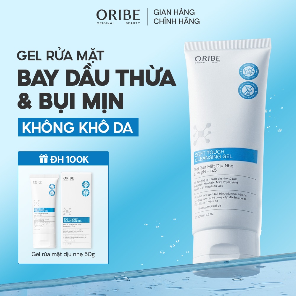 Sữa Rửa Mặt Làm Sạch Dịu Nhẹ Dưỡng Da Ẩm Mịn Dành Cho Mọi Loại Da Oribe